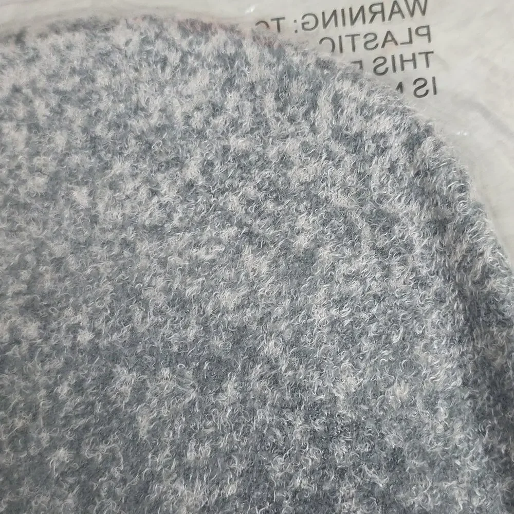 Barefoot Dreams CozyChic Lite Confetti Beanie Smokey Green Fog Gray NWT One Size